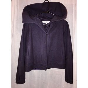 Morgaine Le Fay cropped wool coat